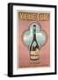 Vielle Cure Liqueur Ad-null-Framed Art Print