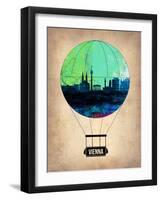 Vienna Air Balloon-NaxArt-Framed Art Print