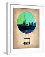 Vienna Air Balloon-NaxArt-Framed Art Print