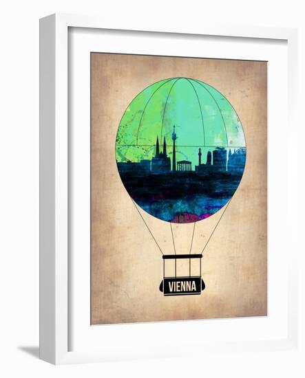 Vienna Air Balloon-NaxArt-Framed Art Print