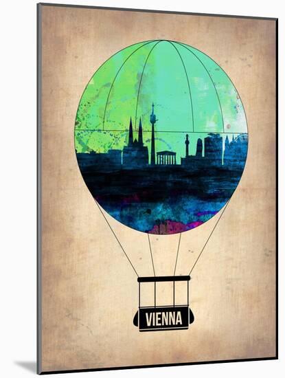 Vienna Air Balloon-NaxArt-Mounted Art Print