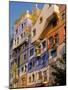 Vienna, Austria. Facade of Hundertwasserhaus, an apartment block designed by architect and artis...-null-Mounted Photographic Print