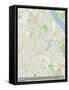 Vienna, Austria Map-null-Framed Stretched Canvas