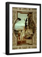 Vienna Burgtheatre (Court Theatre)-Gustav Klimt-Framed Giclee Print