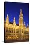 Vienna City Hall, Vienna, Austria-Neil Farrin-Stretched Canvas