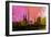 Vienna City Skyline-NaxArt-Framed Art Print