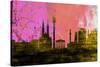 Vienna City Skyline-NaxArt-Stretched Canvas