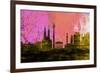 Vienna City Skyline-NaxArt-Framed Premium Giclee Print