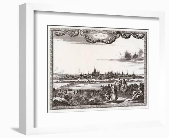 Vienna, Distant C1700-Carel Allard-Framed Art Print