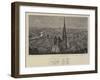 Vienna in 1873, Looking North-East-Henry William Brewer-Framed Giclee Print