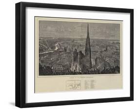 Vienna in 1873, Looking North-East-Henry William Brewer-Framed Giclee Print