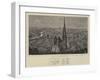 Vienna in 1873, Looking North-East-Henry William Brewer-Framed Giclee Print