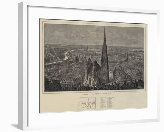 Vienna in 1873, Looking North-East-Henry William Brewer-Framed Giclee Print