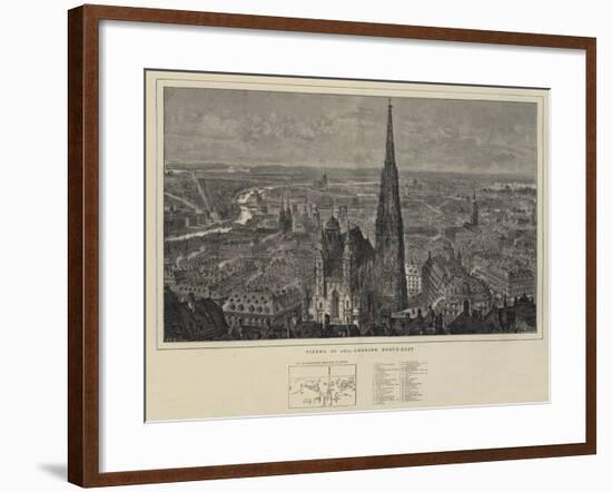 Vienna in 1873, Looking North-East-Henry William Brewer-Framed Giclee Print