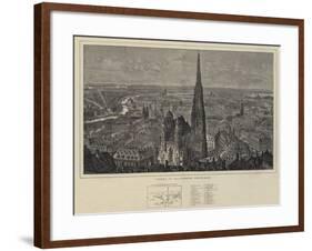 Vienna in 1873, Looking North-East-Henry William Brewer-Framed Giclee Print