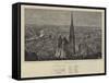 Vienna in 1873, Looking North-East-Henry William Brewer-Framed Stretched Canvas