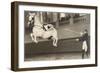 Vienna Lippizanner Jumping-null-Framed Art Print