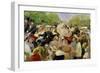 Vienna Lord Mayor Karl Lueger riding in his coach during the flower-corso in the Vienna Prater1904-Wilhelm Gause-Framed Giclee Print