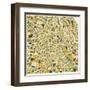 Vienna Map-Jazzberry Blue-Framed Art Print