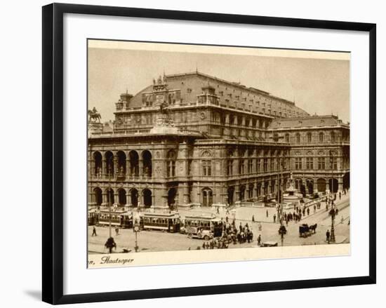 Vienna Opera House or Staatsoper-null-Framed Photographic Print