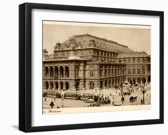 Vienna Opera House or Staatsoper-null-Framed Photographic Print