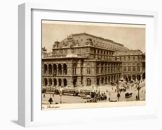 Vienna Opera House or Staatsoper-null-Framed Photographic Print