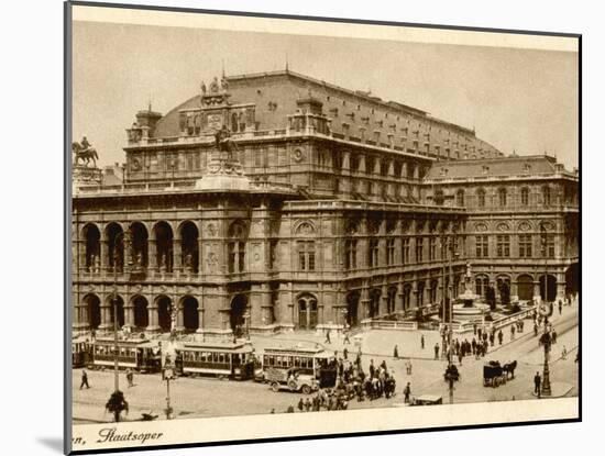 Vienna Opera House or Staatsoper-null-Mounted Photographic Print