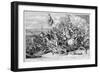 Vienna Print Cycle, Capturing the Great Standard, 1683 (Engraving)-Romeyn De Hooghe-Framed Giclee Print