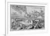 Vienna Print Cycle, Defence of the Fortifications of Vienna by Civilians, 1683 (Engraving)-Romeyn De Hooghe-Framed Giclee Print