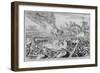 Vienna Print Cycle, Defence of the Fortifications of Vienna by Civilians, 1683 (Engraving)-Romeyn De Hooghe-Framed Giclee Print