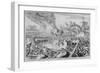 Vienna Print Cycle, Defence of the Fortifications of Vienna by Civilians, 1683 (Engraving)-Romeyn De Hooghe-Framed Giclee Print