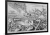 Vienna Print Cycle, Defence of the Fortifications of Vienna by Civilians, 1683 (Engraving)-Romeyn De Hooghe-Framed Giclee Print