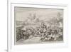 Vienna Print Cycle, the Emperor's Army Fighting with the Turks, 1683 (Engraving)-Romeyn De Hooghe-Framed Giclee Print