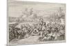 Vienna Print Cycle, the Emperor's Army Fighting with the Turks, 1683 (Engraving)-Romeyn De Hooghe-Mounted Giclee Print