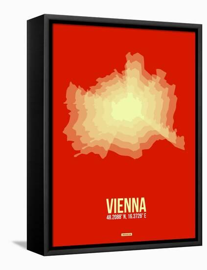 Vienna Radiant Map 1-NaxArt-Framed Stretched Canvas