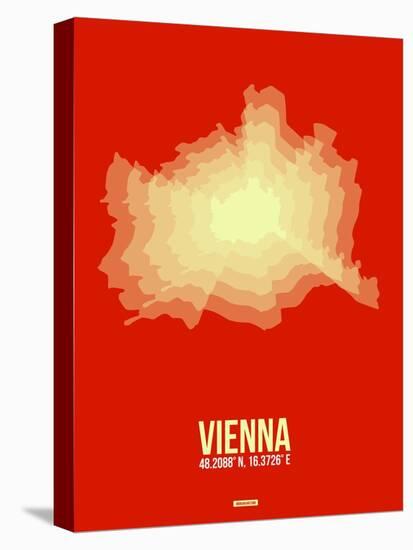 Vienna Radiant Map 1-NaxArt-Stretched Canvas