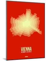 Vienna Radiant Map 1-NaxArt-Mounted Art Print