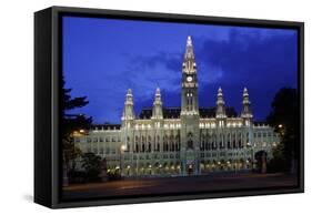 Vienna Rathaus-Chris Bliss-Framed Stretched Canvas