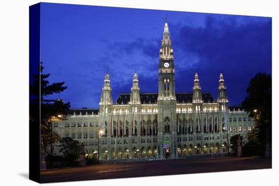 Vienna Rathaus-Chris Bliss-Stretched Canvas