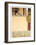 Vienna Secession, First Exhibition, Poster-Gustav Klimt-Framed Art Print