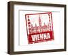 Vienna Stamp-radubalint-Framed Art Print