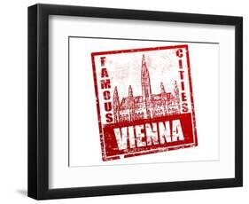 Vienna Stamp-radubalint-Framed Art Print