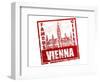 Vienna Stamp-radubalint-Framed Art Print