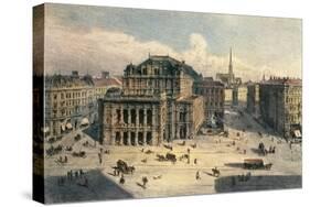 Vienna State Opera House, c.1869-Rudolph von Alt-Stretched Canvas