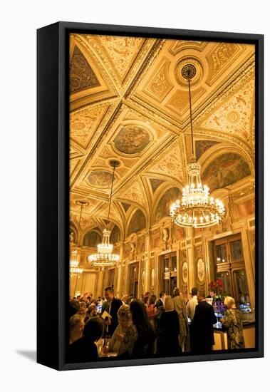 Vienna State Opera House, Vienna, Austria, Europe-Neil Farrin-Framed Stretched Canvas