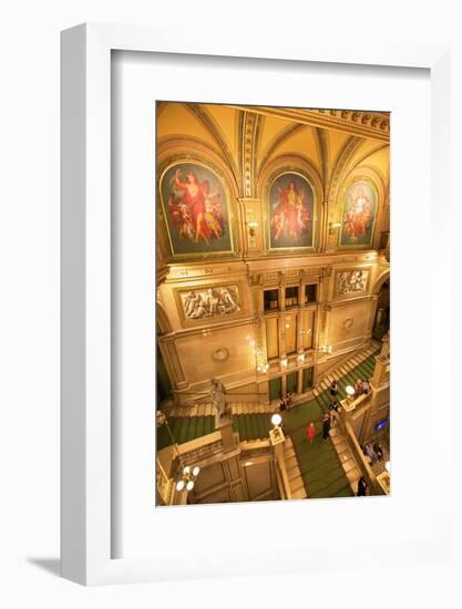 Vienna State Opera House, Vienna, Austria, Europe-Neil Farrin-Framed Photographic Print