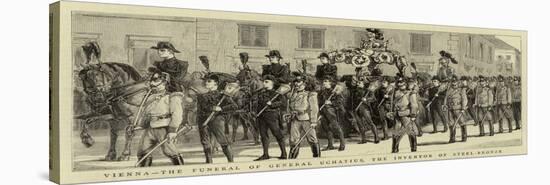 Vienna, the Funeral of General Uchatius, the Inventor of Steel-Bronze-null-Stretched Canvas