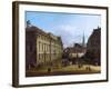 Vienna, the Lobkowitzplatz, Between 1758 and 1761-Bernardo Bellotto-Framed Giclee Print