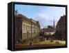 Vienna, the Lobkowitzplatz, Between 1758 and 1761-Bernardo Bellotto-Framed Stretched Canvas