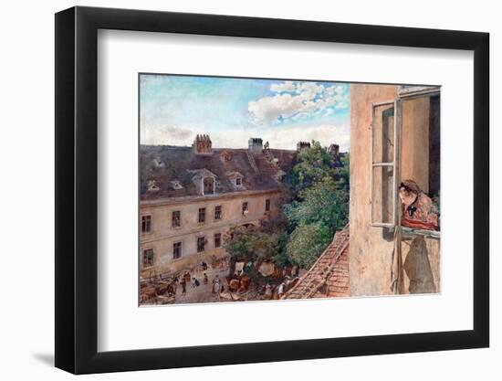 Vienna - View of the Alservorstadt by Rudolf Von Alt-Fine Art-Framed Photographic Print